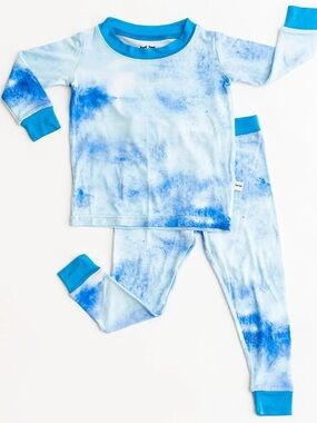 Blue Watercolour 2 Piece Pj Set
